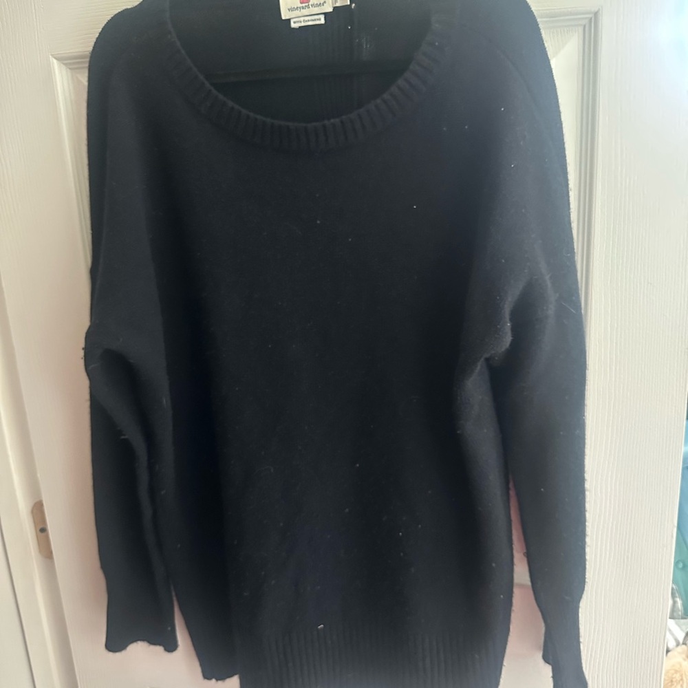 Vineyard Vines Women's Classic Black Sweater